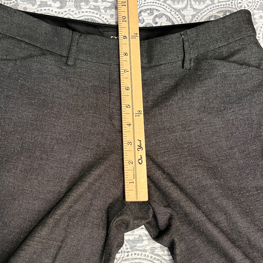 Express Editor Barely Boot Low Rise Charcoal Trousers 8R - Picture 5 of 9